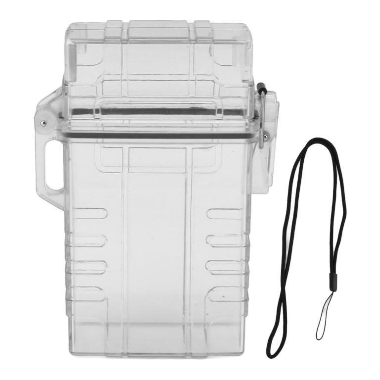 WATERPROOF CLEAR CIGARETTE CASE