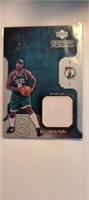 Antoine Walker Aw-w-jersey Card-new