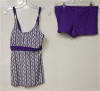 LADIES 2 PIECE SWIM SUIT XL