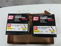 2 boxes of Collated Framing nails