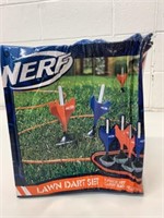 New Nerf Lawn Dart Set Damage Box