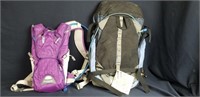 2 Very Good Used Water Backpacks