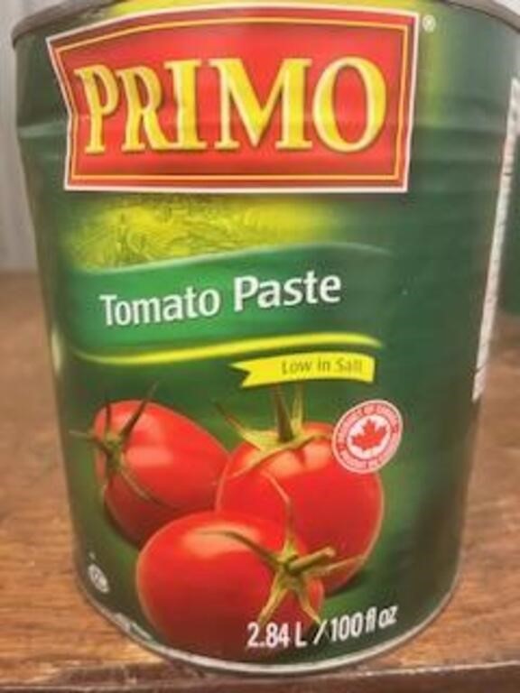 Tomato Paste PRIMO 2.84L BB 9/25