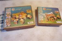 2 boxes vintage German Wooden Block Toys