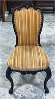 Mahogany French Shell Carved Side Chair