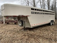 2017 Trails West Hotshot 24' Stock Trailer