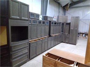 Dream West Pont Grey Kitchen Cabinet Set