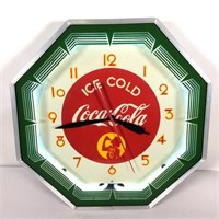 Light-up Neon Coca-Cola Clock