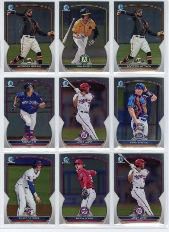 (9) X SPORTS CARDS