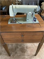 Sears Kenmore 1120 Sewing Machine in Cabinet