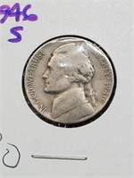 1946-S Jefferson Nickel