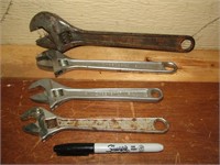 Adjustable Wrenches 12", 10" , 8"