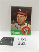 1963 TOPPS RON PICHE MLB BASEBALL CARD
