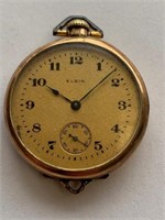 Elgin Pocket Watch Gold Fill Case
