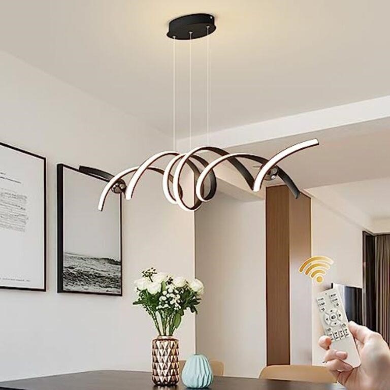 Qcyuui Modern LED Chandeliers Dimmable Pendant