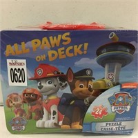 PAW PATROL PUZZLE (METAL BOX DENTED)