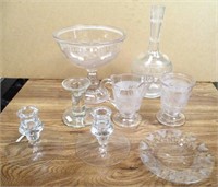 Group of Crystal Pressed & Pattern Glass