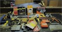 Wood Bits, Clamps, Soldering Gun, Arrow Stapler