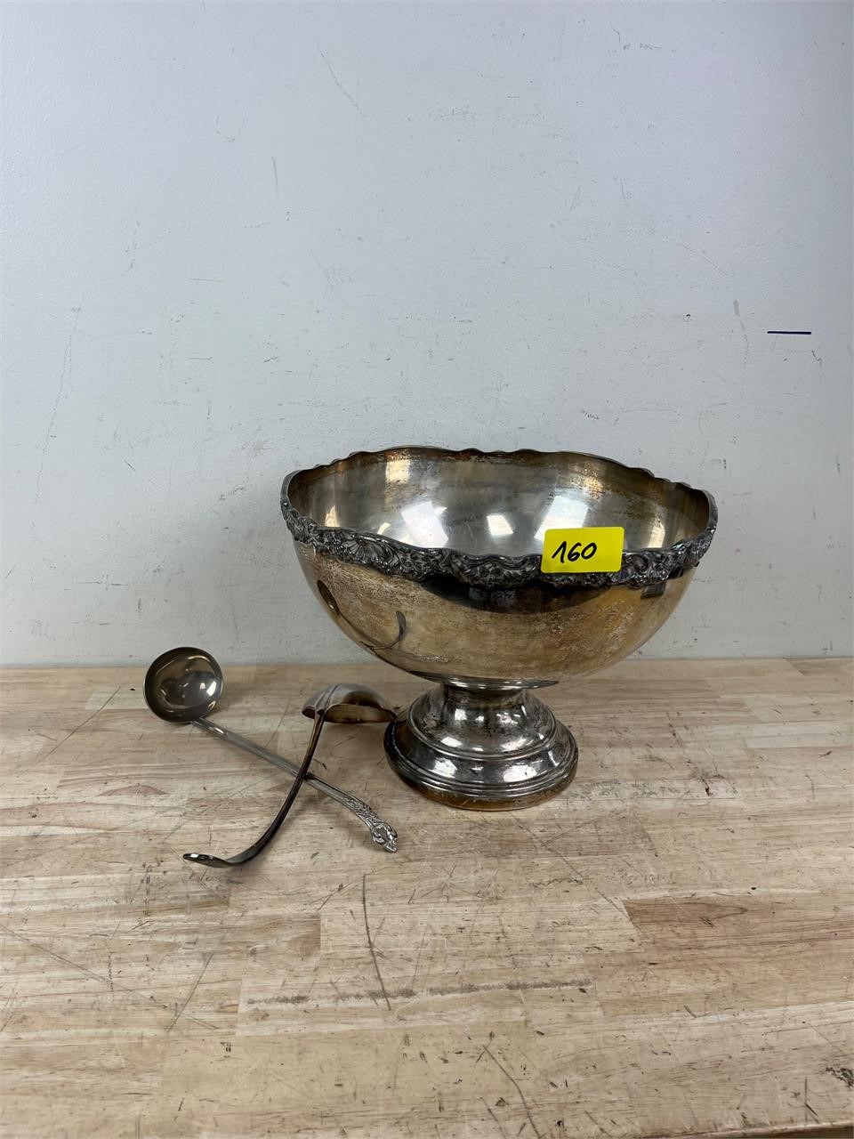 F.B Rodgers Silver CO. Pedestal Punch Bowl