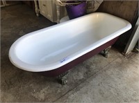 Iron Claw Foot Bath with Heritage Tap Fittings