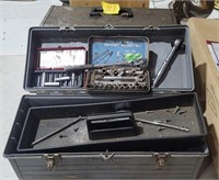 2 Craftman tool boxes w/ assorted tools