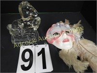 Ceramic Face Mask - Glass Horse