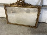 Antique framed mirror