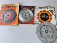 (3) Saw Blades (New in pckge, etc...)