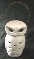 Hanging Ceramic Owl Lantern