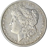 1886-O MORGAN DOLLAR - XF