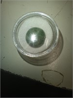 Brazilian Emerald Cabochon Gem, 12.9 carat