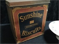 Vintage Sunshine Biscuit Tin