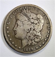 1889-CC MORGAN DOLLAR  F-VF