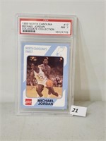 PSA Graded Michael Jordan NC Card