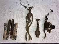 Antique Pulleys/Weights