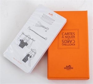 Hermes Knotting Cards in Original Box