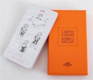Hermes Knotting Cards in Original Box