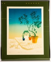 Art Silkscreen “Hollytree in July” by E. Trevor