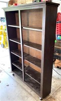 wooden shelf on wheels- 67"x49"