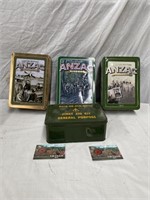 Anzac biscuit tins &  Army first aid tin
