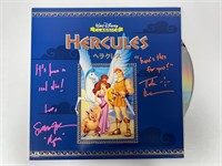 Autograph COA Hercules Laser Disc