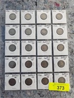 20 EARLY BUFFALO NICKELS