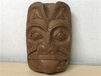 7" Indigenous Carved Mask -Yukon