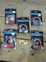 (5) Master Lock Lockers - Unused - In Packages