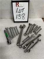 Crescent Wrench & Assorted Bits