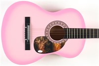 Autographed Kelly Clarkson Acoustic Guitar