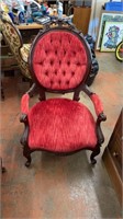 Nice Victorian Red Side Chair