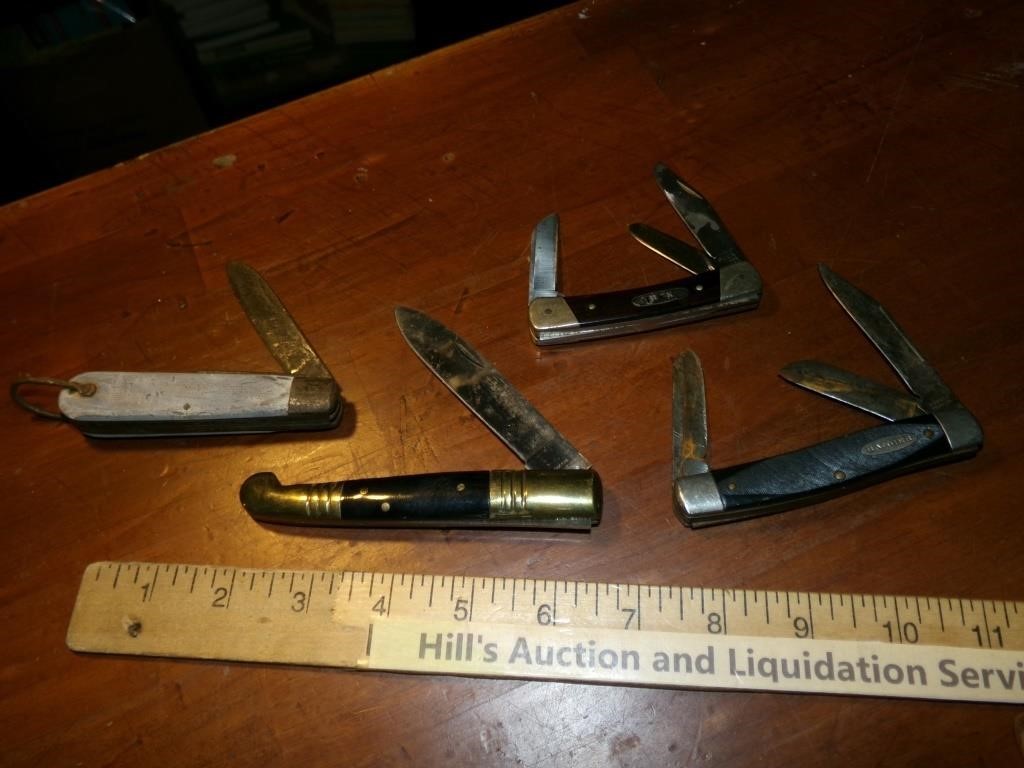 Four Pocket Knives