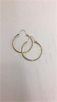 14kt Gold Hoop Earrigs - 1 gram