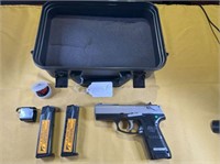 RUGER P95DC 9MM X 19, WITH 2 CLIPS, ACCESSORIES &